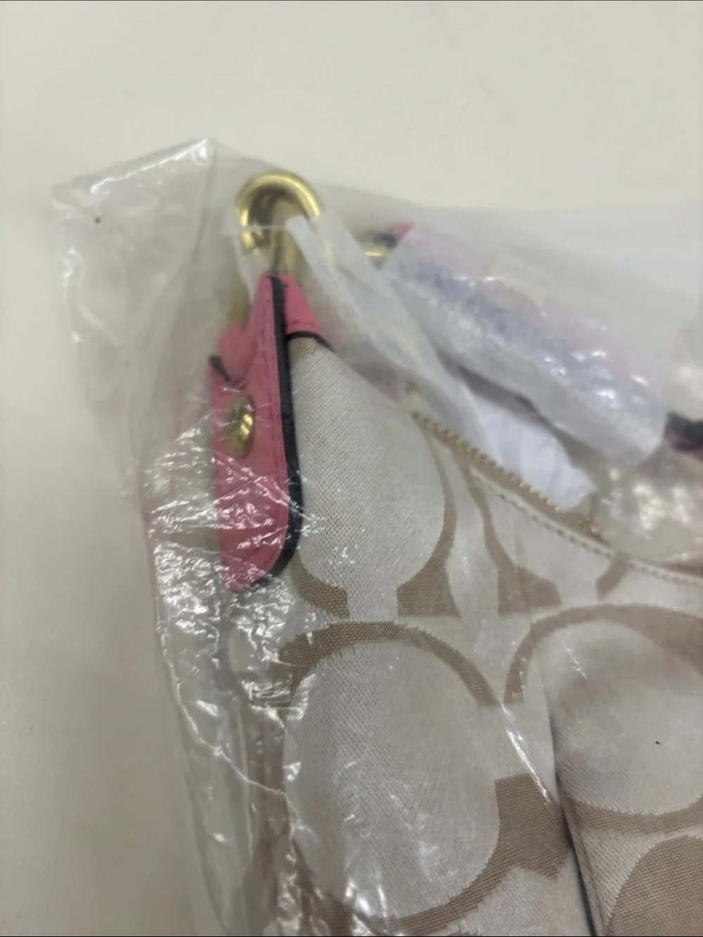 NWT Sealed Coach Kristin Signature Hobo Shoulder Bag F22301
